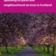 Spending on parks and neighbourhood services in Scotland