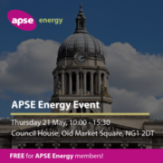 APSE Energy Event – Nottingham