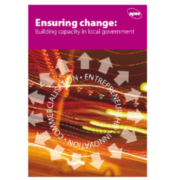 Ensuring Change: Building capacity in local government